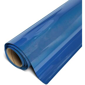 Siser EasyWeed HTV 11.8" x 3ft Roll - Iron on Heat Transfer Vinyl (Electric Blue)