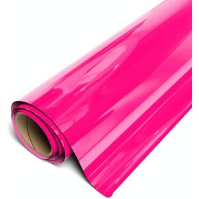Siser EasyWeed Heat Transfer Vinyl 11.8" x 15ft Roll (Fluorescent Raspberry) - Compatible with Siser, Cricut, Silhouette and Other Craft/Professional Cutters - CPSIA Certified