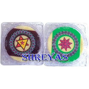 SHREYAS Standard Size Extra Spl Carrom Tournament Striker Set of 2 pcs Design & Colour May BE Different