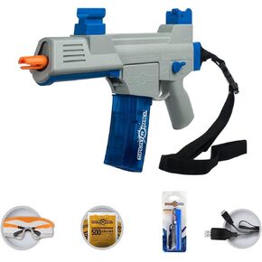 Splatbrall SRB400-Sub Gel Ball Bead Bead Blaster Gun Kit. SPLAT R BALL كل شيء مع المكبر الكهربائي قادر على التصوير حتى 200 إطارًا في الثانية! بندقية الرش