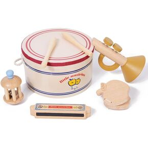 Musical Instruments Set,Montessori Musical Toys for Toddlers 1-3,Wooden Percussion Instruments Set,Birthday Gifts for 1 2 3 Year Old Kids Baby Toddlers Boys Girls