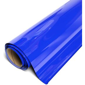 Siser EasyWeed Heat Transfer Vinyl 11.8" x 15ft Roll (Fluorescent Blue) - Compatible with Siser, Cricut, Silhouette and Other Craft/Professional Cutters - CPSIA Certified
