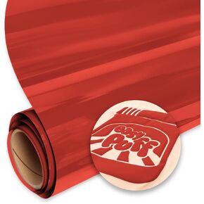 Siser Easy Puff HTV 11.8"x5yd - Puffy Heat Transfer Vinyl (Red) - Compatible with Siser, Cricut, and Silhouette Cutters – CPSIA Certified