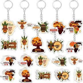 Remuuly 50 Pcs Keychain Gifts Bulk Party Decorations Speaking Countries Latino American Celebration Decor for Friends