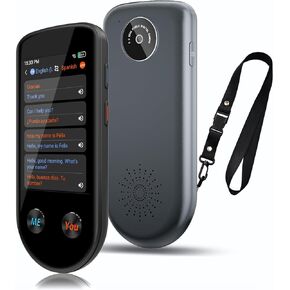 Language Translator Device, Language Translator Two Way with Voice/Offline/Photo 137 Languages, Translator Device No WiFi Needed, Real-Time Portable AI Translator for Travel Learning Business