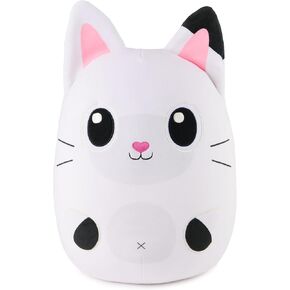 GUND Gabby’s Dollhouse Official Pandy Paws Squishy Plush Toy, Cat Stuffed Animal, Squishy Toys for Ages 1 & Up, White, 12"