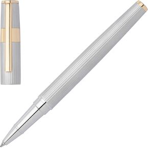 BOSS Hugo Gear Pinstripe Rollerball Pen Silver/Gold