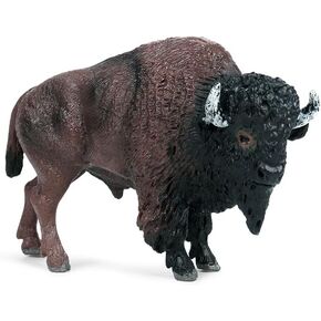 EOIVSH North American Bison Figurine,Realistic Bull Figure, Fun Wildlife Play Animal Toy for Boys,Girls & Kids
