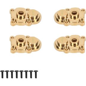 RCAWD Full Brass Front Rear Portal Axle Gear Covers for Traxxas TRX-4M 1/18 4WD Parts