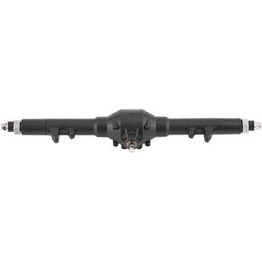 Qiilu Wltoys Rear Axle Upgrade Kit - Black Plastic & Metal Parts for Wltoys 12428 & 12423 RC Car