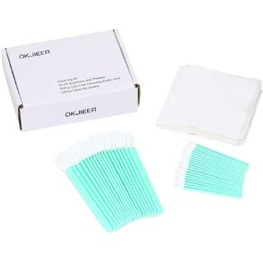 Cleaning kit for Scanners Printers with 4x4inch Lint Free Cleaning Cloths ＆ Cleanroom Polyester Cleaning Swabs