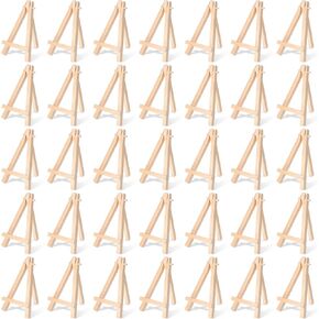 100 pcs mini wood shown easel تقف 5 بوصات من القماش الخشبي الصغير easels ترايسل على شكل حرف A الحرف الصغيرة easels الفنون الحرف الحرف الحامل لحامل القماش الصغير ، الحرف اليدوية ، العلامات ، الصور ، الحرف اليدوية ، الديكور المنزلي