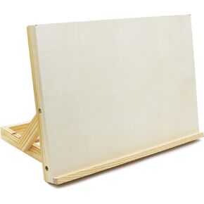 Tabletop Easel for Painting 13 x 9 Inch Adjustable Angle Painting Display Easel Wooden Drawing Board for Craft Diamond Art Painting Books Display