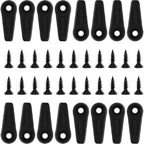 150 Pcs Picture Frame Backing Clips, Picture Frame Turn Button Fasteners with 150 Pieces Screws, Picture Frame Hardware Backing Clips Photo Frame Hardware Clips for Hanging Pictures, Photos