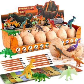 Dino Eggs Digavation Dig Kit -12 بيض ديناصور فريد من نوع