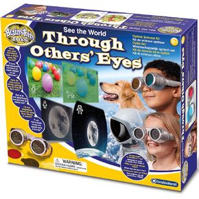 Brainstorm: See The World Through Others' Eyes - Optical Science Kit, 22 Mix & Match Lenses, Educational Leaflet, STEM Learning, Multi-Lingual, Kid 6+