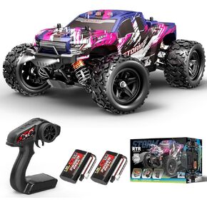 1:18 سيارات RC للمبتدئين للبالغين والأولاد ، وشاحنة RC على الطرق الوعرة على بعد 40 كم/ساعة ، Carros DE Control Remoto 4x4 مع بطاريتين ، سيارة تحكم عن بعد سريعة للبالغين