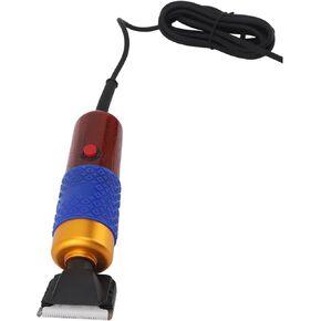 Fockety Electric Sheep Shear, 200W Non Slip Ergonomic Handle Professional Electric Sheep Clipper, Heavy Duty Portable Animal Grooming Clipper for Large Dog, (US)