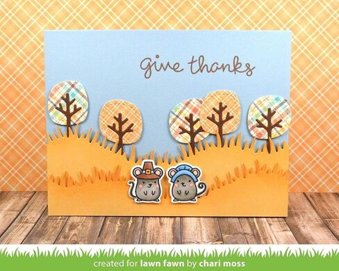 Lawn Fawn Dies - Stitched Tree Borders (LF1236) in Saudi Arabia
