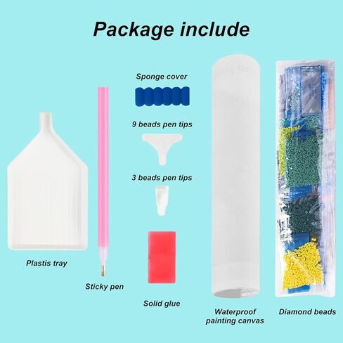 مجموعات الطلاء Pffngpen Diamond للبالغين ، 5D DIY Dog Diamond Art Kits للمبتدئين ، تدريبات كاملة Round Diamond Recor in Kuwait