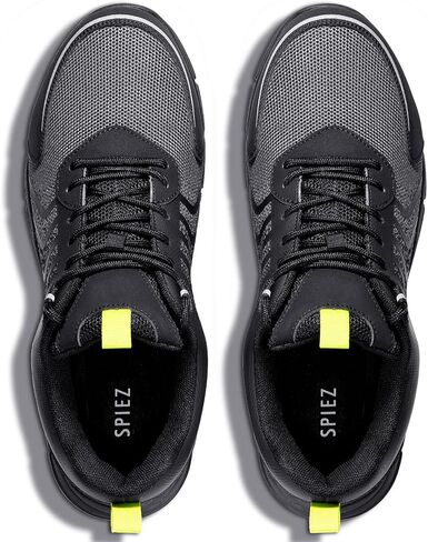 SPIEZ Waterproof Safety Shoes for Men Women, Lightweight Composite Toe Work Shoes Black Green US4-13.5 in Saudi Arabia