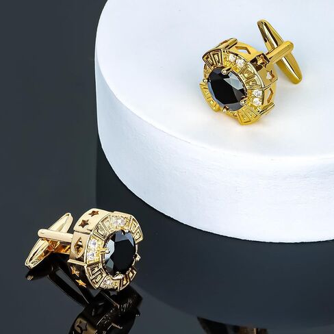 Cufflinks for Men Tuxedo Studs Tuxedo Buttons Sliver Crystal Cuff Links Shirt Studs Men Shirt Cuff Links Tuxedo Suit Accessories Men Formal Dress Accessories for Business, Wedding in Saudi Arabia