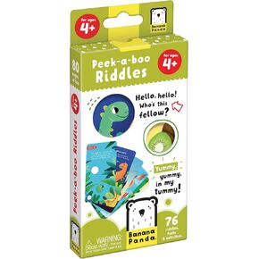 Banana Panda Peek-A-Boo Riddles - Educational Book for Kids - 80 Pages - for Kids Ages 5 & Up