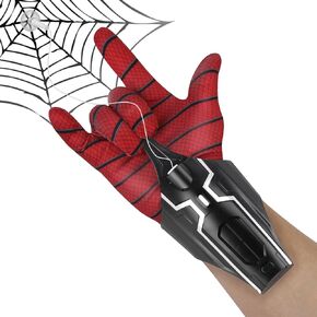 Spider Web Shooter Toy 2.0 Upgrade, Spider Launcher Glove with 9.8 Foot Range - Cool Gadgets for Real Silk Superhero Role-Play - Fun Gift for Men, Teens, and Kids Cosplay
