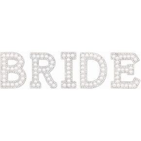 Iron On Letters Patches for Clothing Bride Decorative Repair Chenille Embroidered Patch Personalized Sew for Clothing Repairing Hats Shirts Shoes Jeans Bags Craft