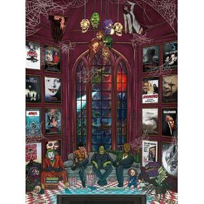 TAOZI&LIZHI Jigsaw Puzzles for Adults 1000 Piece, Party Supplies Unique Christmas Birthday Gifts for Kids and Teenagers, Puzzle Gifts for Women Men Families Decorations(27×20in) (Horror Night)