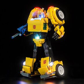 إضاءة LED متوافقة مع Lego Bumblebee 10338 ، مجموعة الضوء المتوافقة مع LEGO 10338 ، مع إعطاء الضوء للنموذج ، لم يتضمن مجموعة النموذج (الطبعة الكلاسيكية)