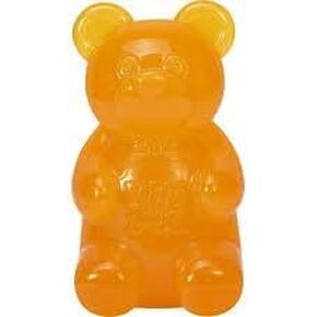 Schylling NeeDoh Gummy Bear - Sensory Fidget Toy with Jelly-Like Filling - 3.5" Tall - Orange (Pack of 1)