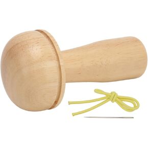 Darning Mushroom Kit Tool Knitting Syringe Mushroom Hole Patch Set Hand Embroidery Machine Hardwood Combination Sewing Project Kits