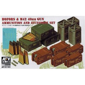 BOFORS & M42 Ammunition and Accessory Set 1:35 Scale Military Model Kit