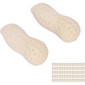 100pcs Pencil Eraser Peanut Shape Flavor Pattern Correction Eraser Learning Tools for Kids Student Bulk Erasers for Art School and Office Use Classroom Set Pencil Erasers