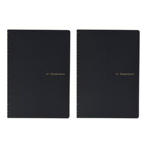 Maruman Mnemosyne Special Memo Notepad - A5 (5.8" X 8.3") - 7 mm Rule Divisions - 24 Lines X 80 Sheets (Pack of 2)
