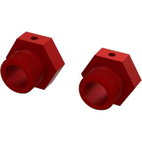 ARRMA Aluminum Wheel Hex 24mm, Red (2), ARA310928
