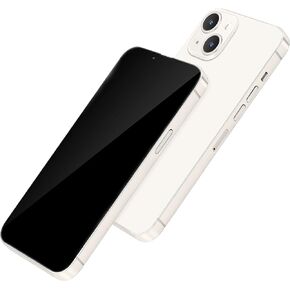 [Metallic] Dummy Phone Display Model Compatible with Apple iPhone 13 Pro Max 13 Mini Non-Working Upgraded Metal Frame (13mini White blackscreen)