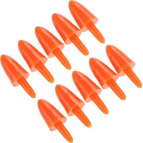 Tofficu 200pcs Small Carrot Nose for Snowman Craft：Christmas Carrot Nose, Snowman for Crafts, Carrot Shape DIY Ornament, Plastic Carrot for Snowmen, Snowman for Crafts