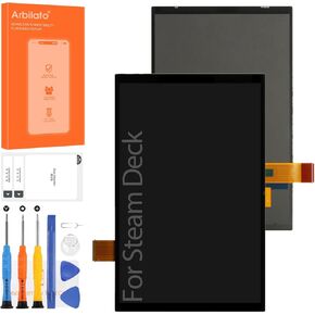 Screen for Steam Deck Screen Replacement for Steam Deck LCD Screen Anti-Glare LCD Display Digitizer Assembly Repair Parts