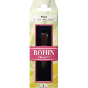 Bohin Milliners Hand Needles, Size 8, 15 Per Package