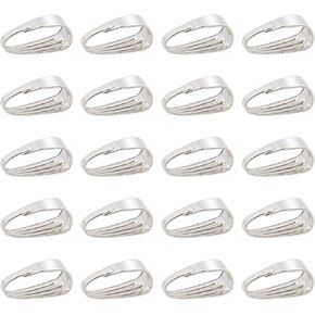 200Pcs Pendant Clasp Pinch Bail for Jewelry Making Necklace Pendant Clasps Connectors Pinch Clip Hook Pendant Connectors Clasps forJewelry DIY Craft Making