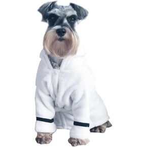 Ipetboom Animal Hood Towel Cat for Medium - and Warm Clothes Pet Hood/Belt Towels Hooded Pajamas Quick-Drying Nightgown Small Size Hoodie Large with Dogs Quick Robe Drying Coat