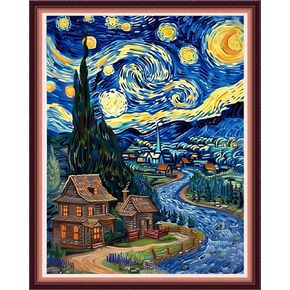 مجموعات غرزة Cross Cross Funxvoot للمبتدئين أو أنماط تطريز البالغين | DIY المطبوعة Cross Stitch Kits Needlepoint للبالغين أو الأطفال 11ct-Phoenix Totem 16x20 بوصة in Kuwait