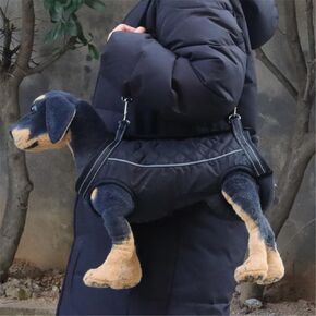 Dog Lift Harness,Dog Lift Sling,Full Body Support & Recovery Sling,Dog Lifter Vest Harness Can be Pulled,Carried,and Lifted red L