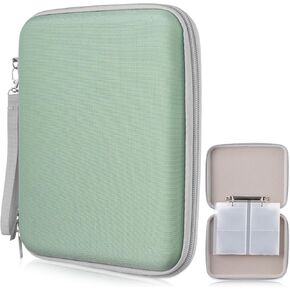 Card Case Compatible with Yoto Cards with 120 Pocket Sleeve for Player Cards Mini Audio Book Cards Soft Portable Folder with Zipper for Travel