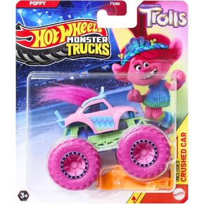 Hot Wheels Monster Trucks New for 2024 1:64 Scale (Trolls Poppy)