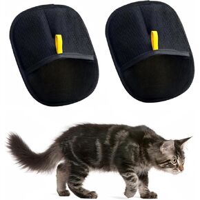 Double-Sided Pet Grooming Gloves - Remove Static & Brush Your Dog or Cat with Ease - Perfect Pet Gloves Grooming for Dogs & Cats Grooming Gloves
