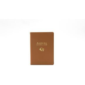 U.S. National Parks Journal for Aduts - Genuine Leather Travel Notebook 6 x 4 3/8 inches- Tan