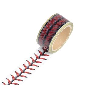 HOME&I Baseball Stitches Design Packaging Tape 44 Yard Cellophane Adhesive Baseball Tape (1)